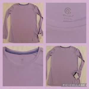 Champion girls long sleeve purple shirt. (14-16) never worn